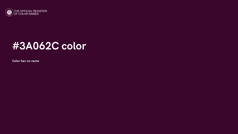 #3A062C color image