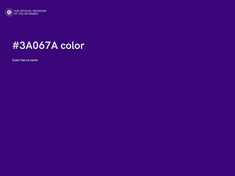 #3A067A color image