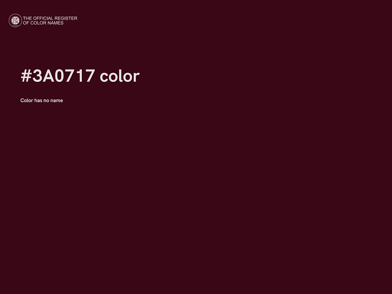 #3A0717 color image