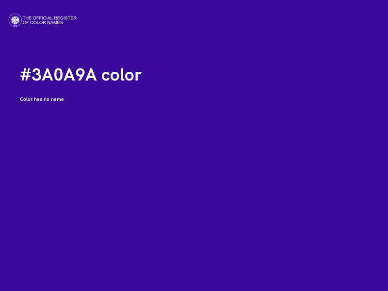 #3A0A9A color image