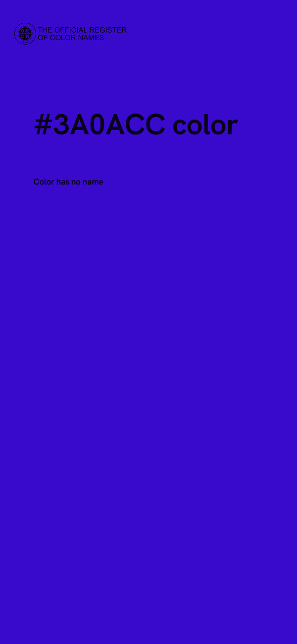 #3A0ACC color image