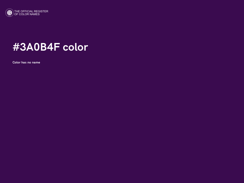 #3A0B4F color image