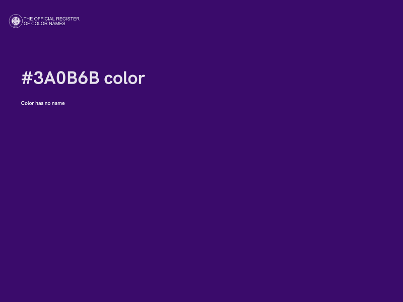 #3A0B6B color image