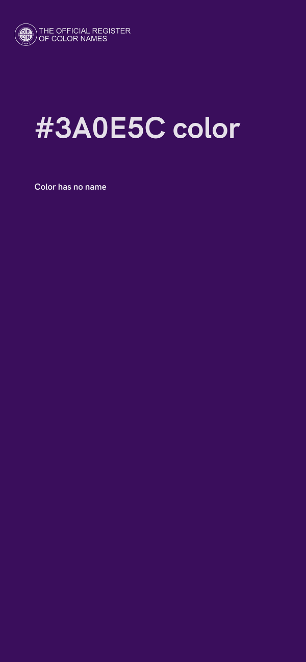 #3A0E5C color image