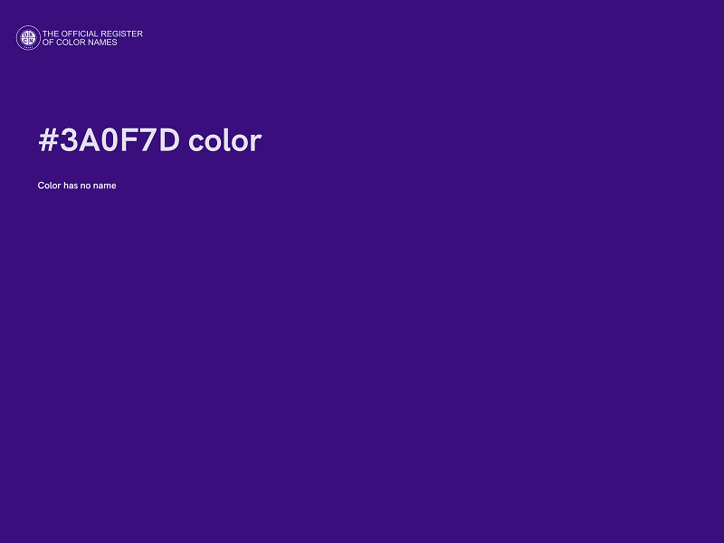 #3A0F7D color image