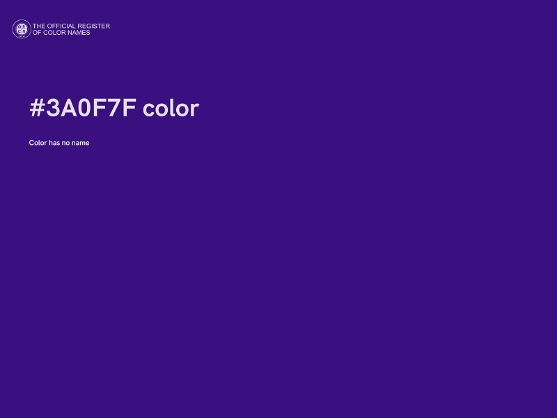 #3A0F7F color image