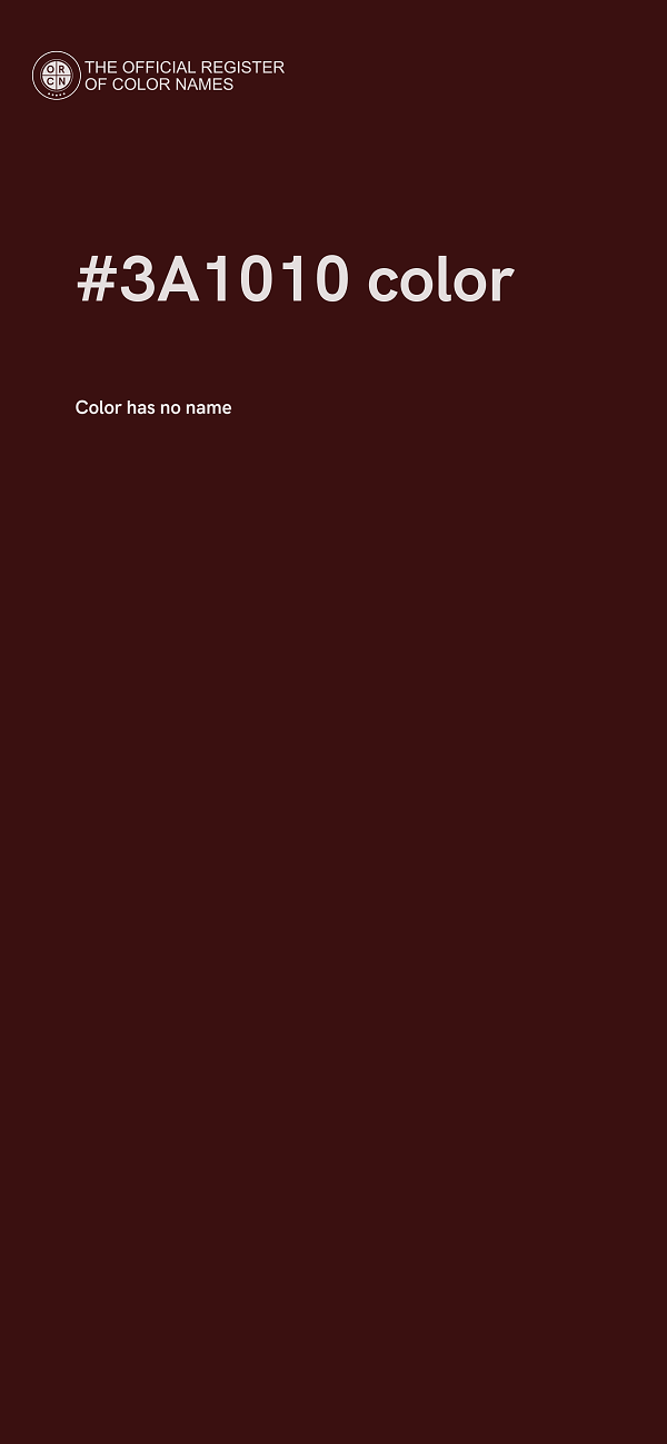 #3A1010 color image