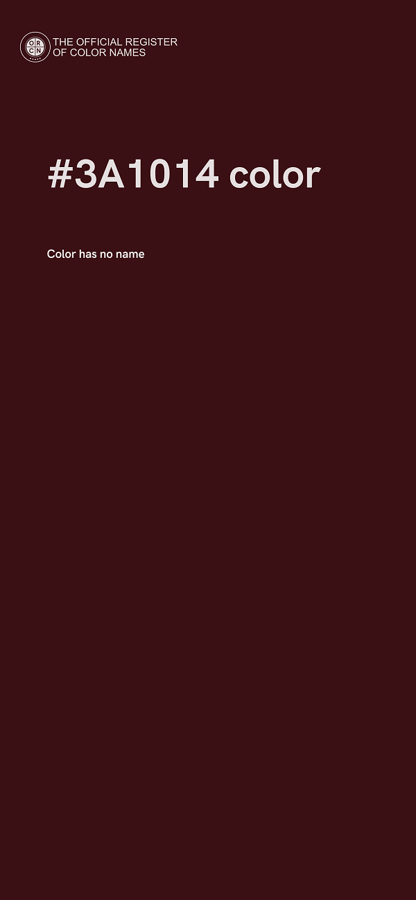#3A1014 color image