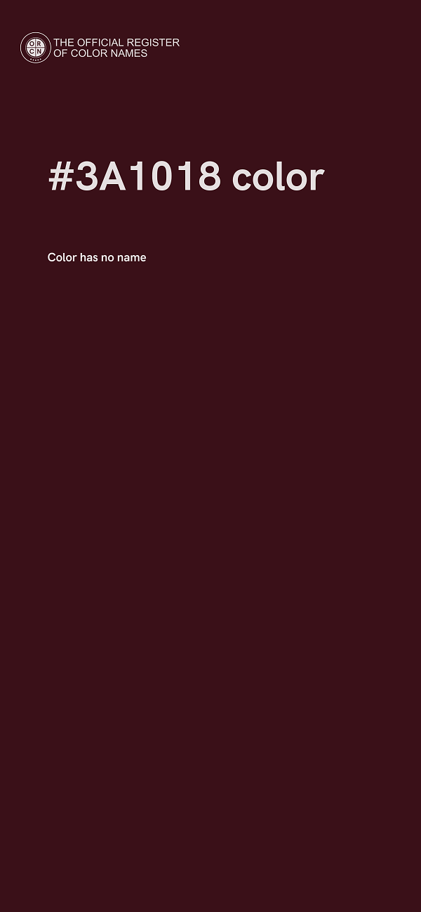 #3A1018 color image
