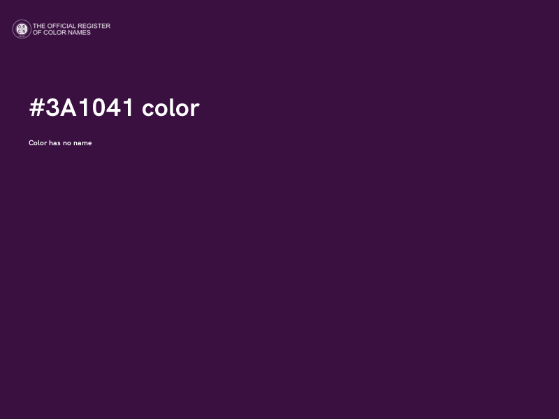 #3A1041 color image
