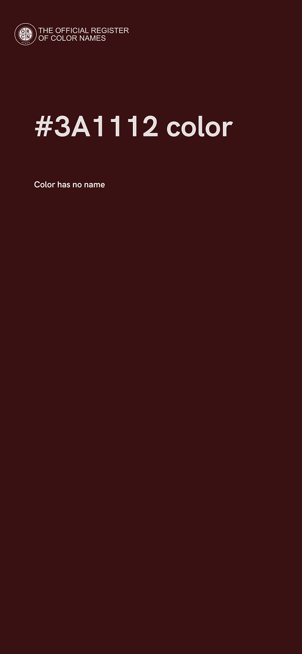 #3A1112 color image