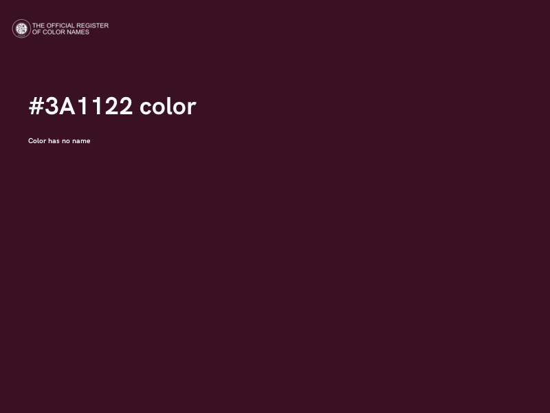 #3A1122 color image