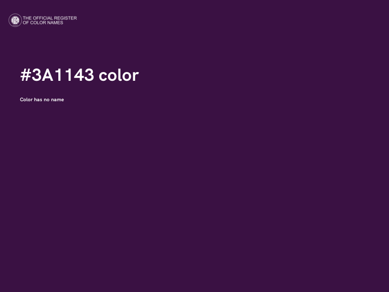 #3A1143 color image
