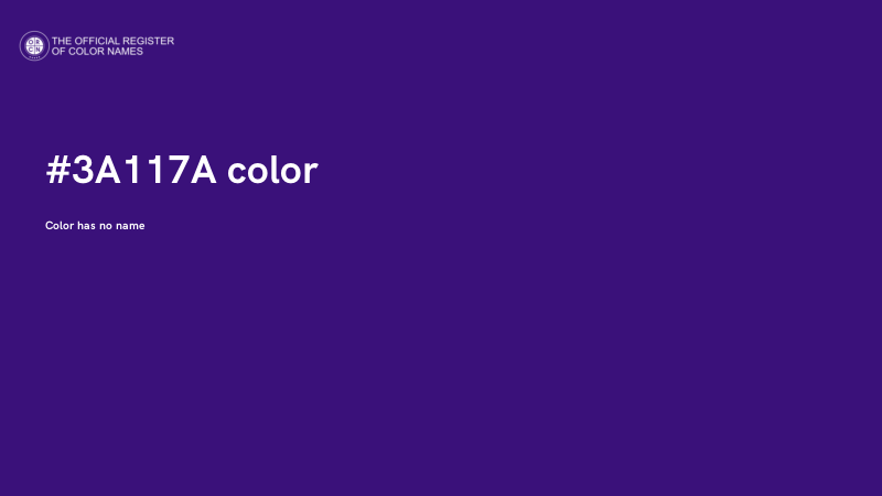#3A117A color image