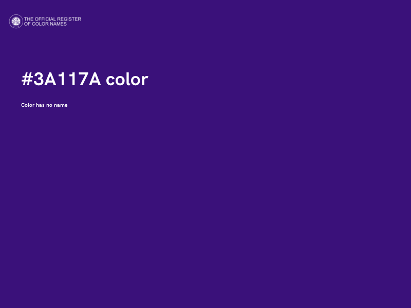 #3A117A color image