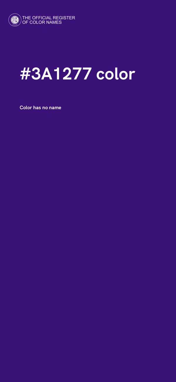 #3A1277 color image