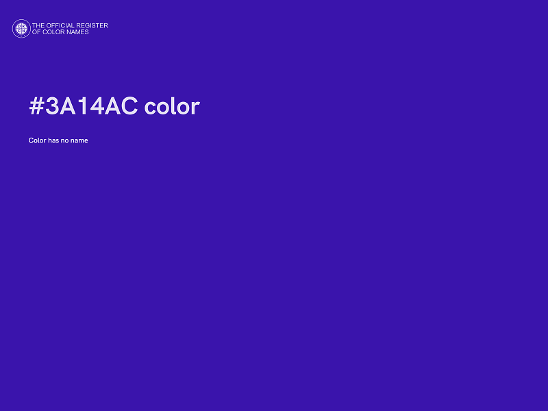 #3A14AC color image