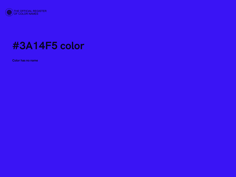 #3A14F5 color image