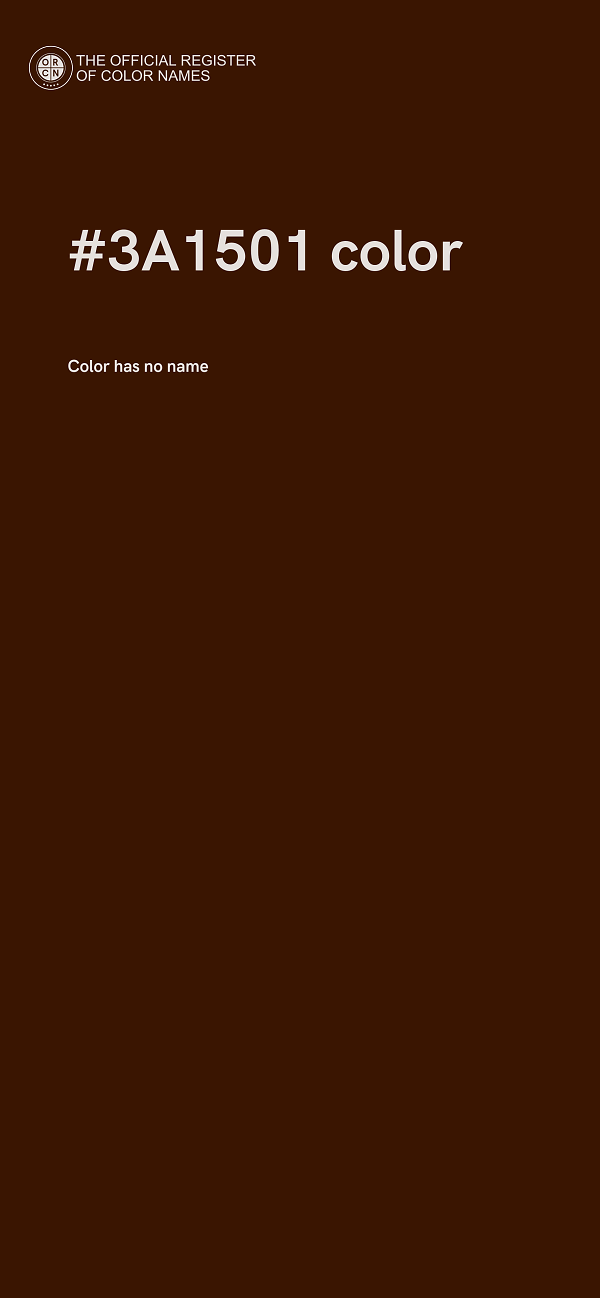 #3A1501 color image