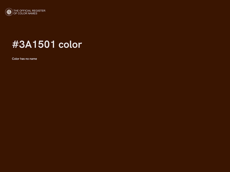 #3A1501 color image