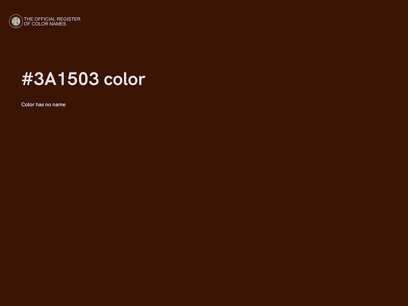 #3A1503 color image