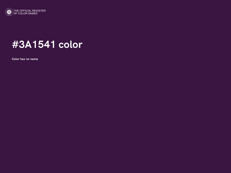 #3A1541 color image