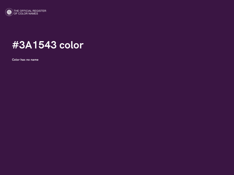 #3A1543 color image