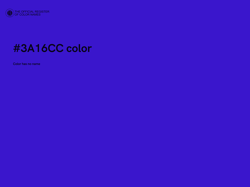 #3A16CC color image