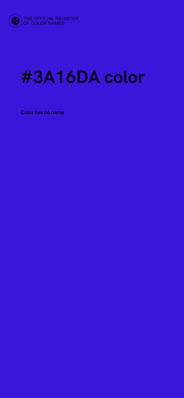 #3A16DA color image