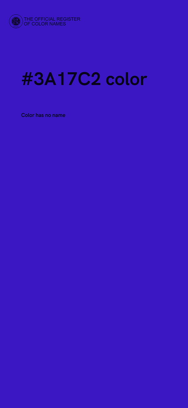 #3A17C2 color image