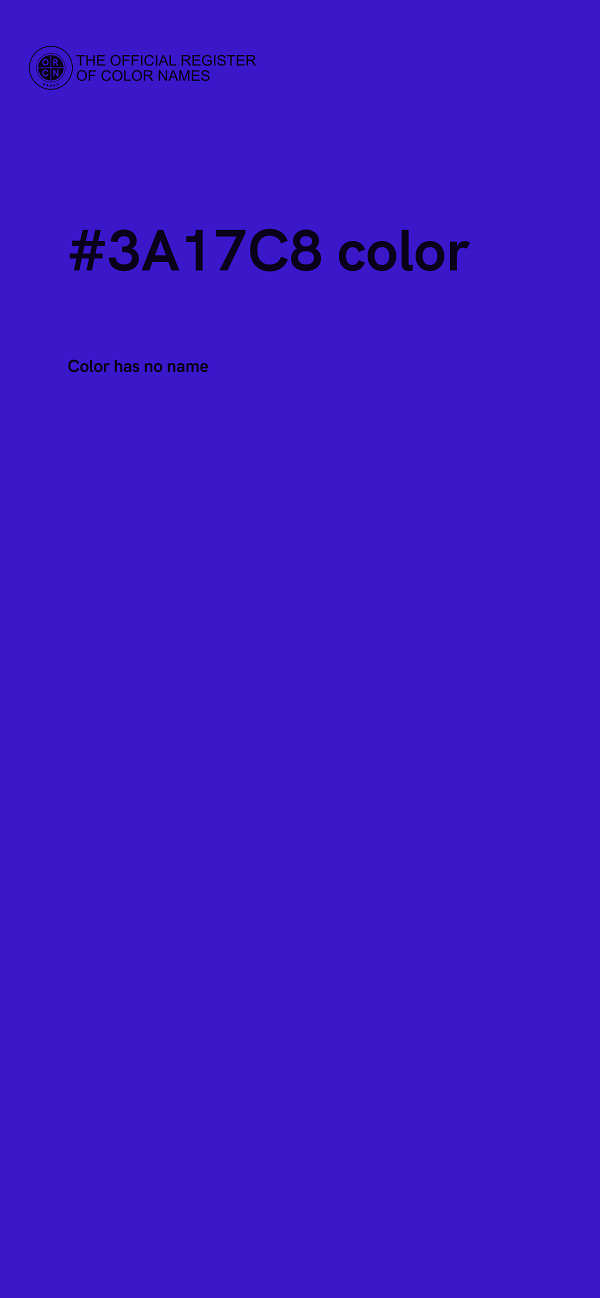 #3A17C8 color image