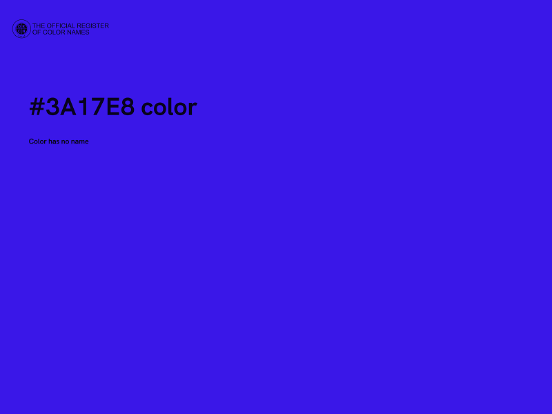 #3A17E8 color image