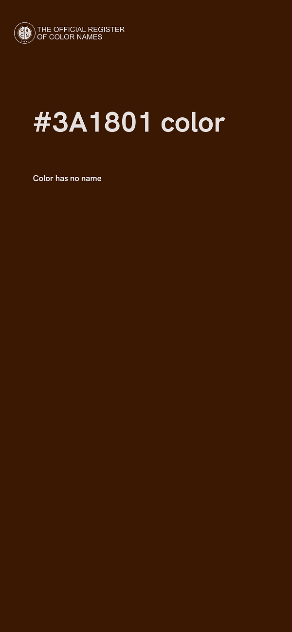 #3A1801 color image