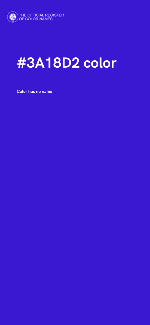 #3A18D2 color image