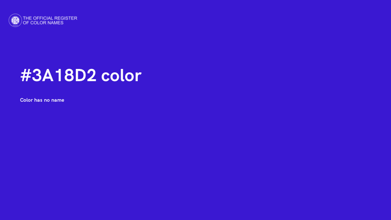 #3A18D2 color image