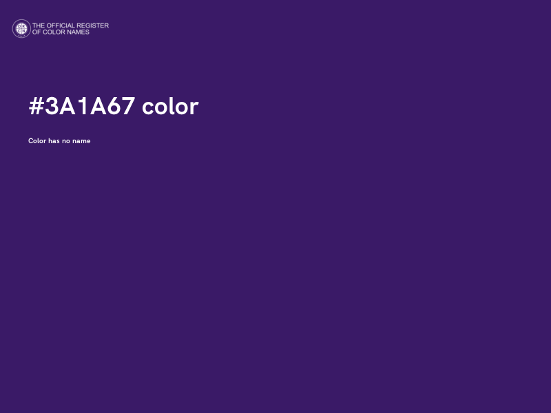 #3A1A67 color image