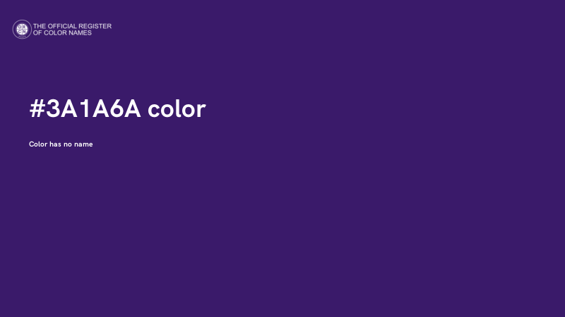 #3A1A6A color image
