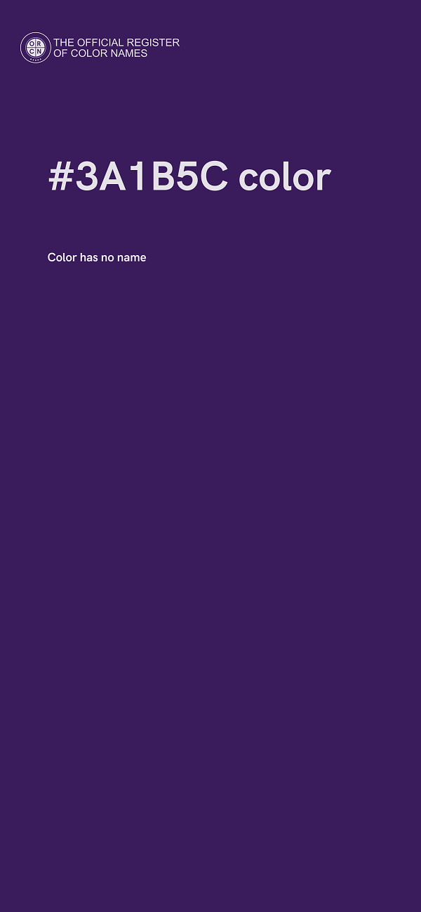 #3A1B5C color image
