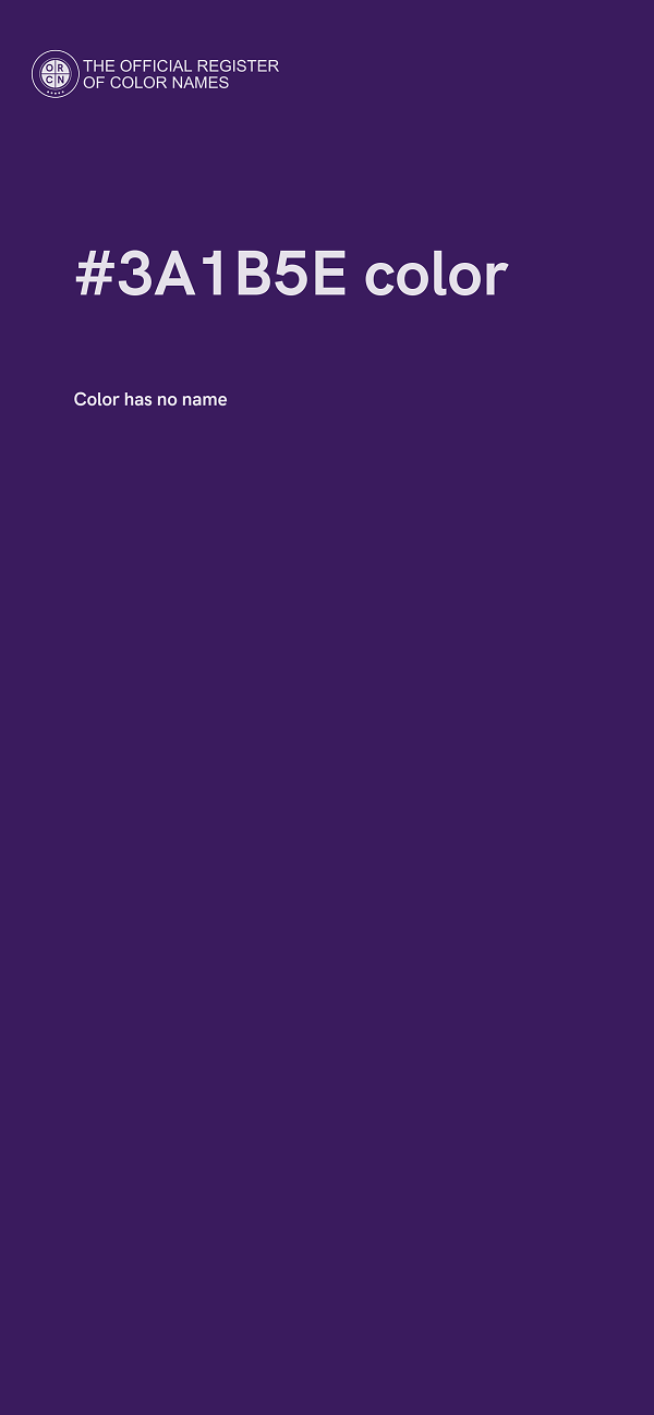 #3A1B5E color image