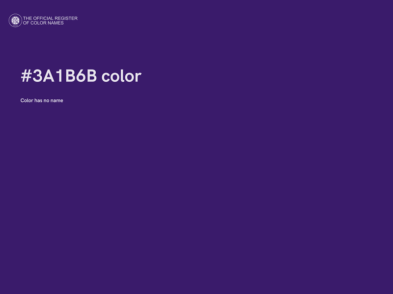 #3A1B6B color image