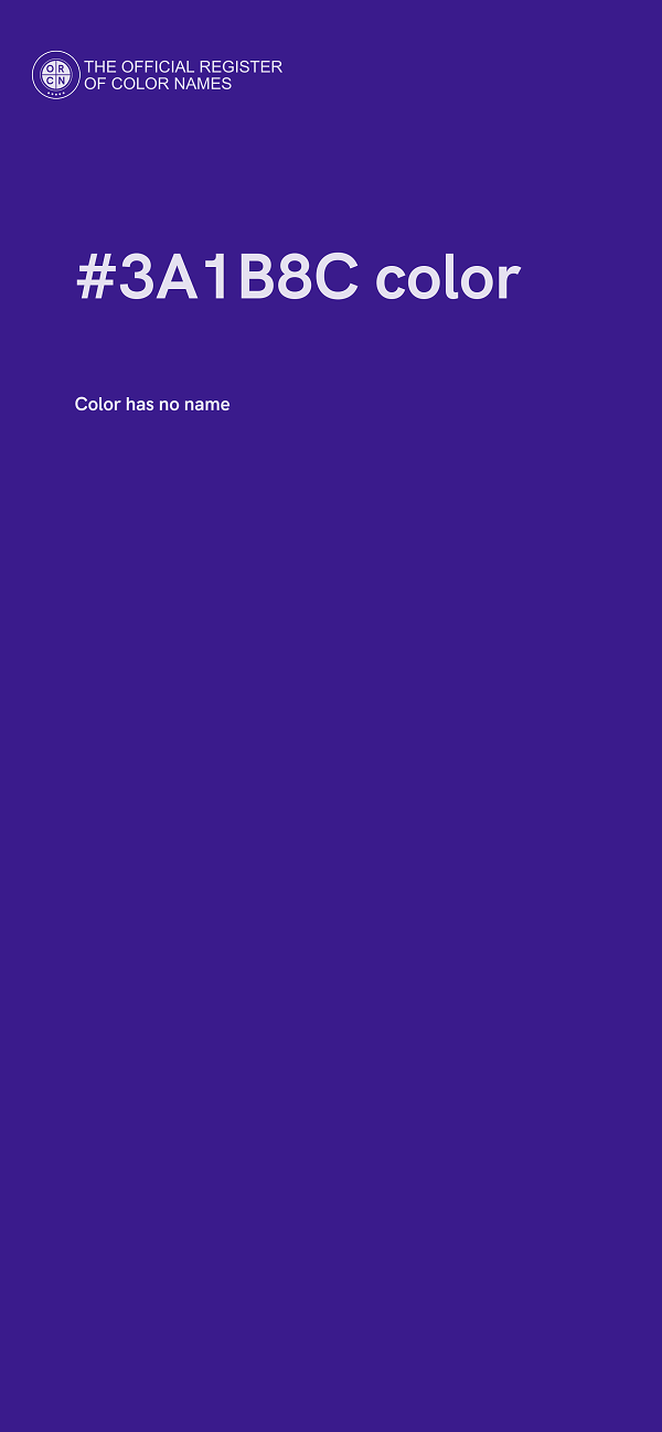#3A1B8C color image