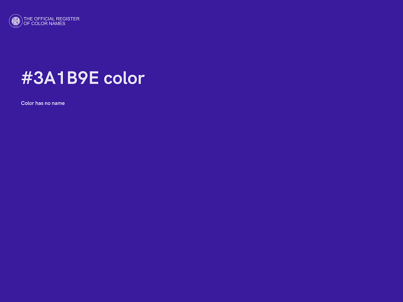 #3A1B9E color image