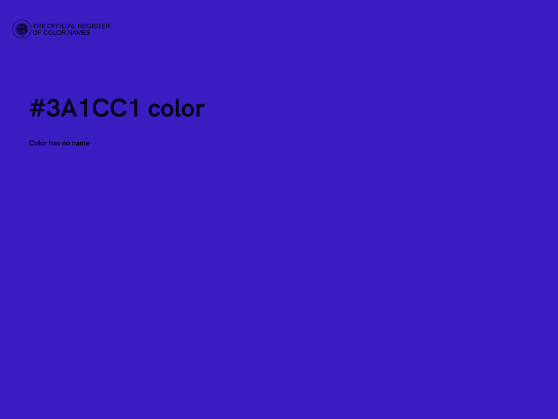 #3A1CC1 color image
