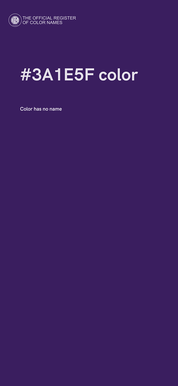 #3A1E5F color image