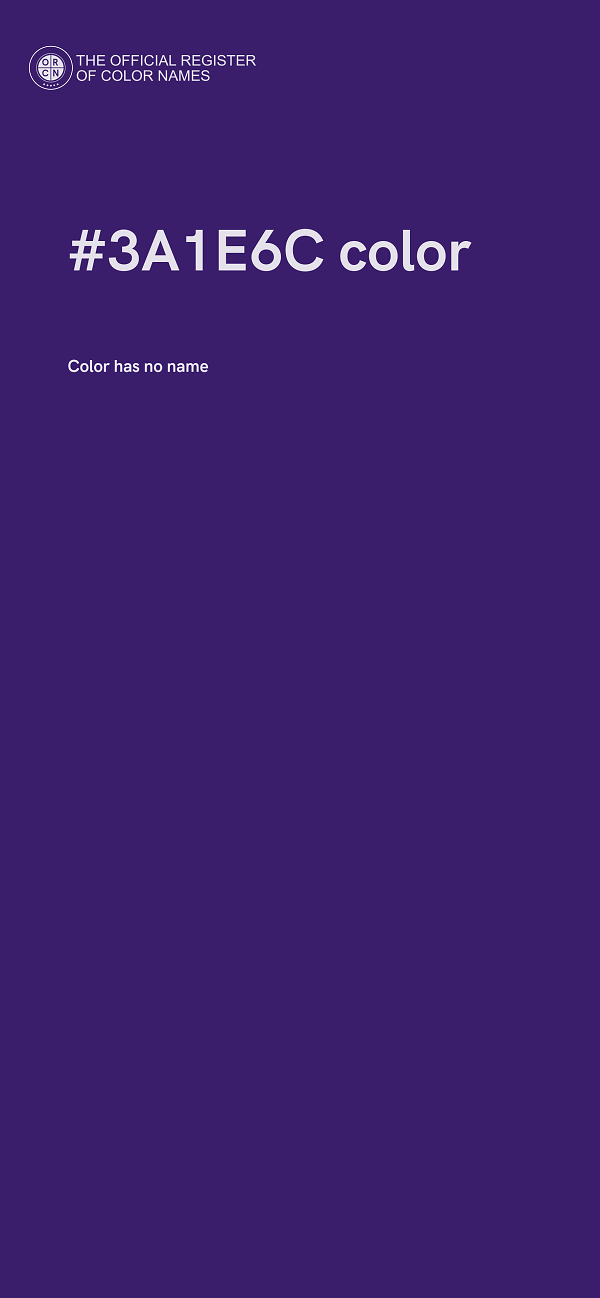 #3A1E6C color image