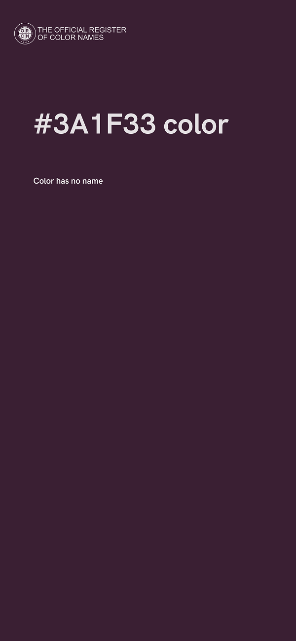#3A1F33 color image