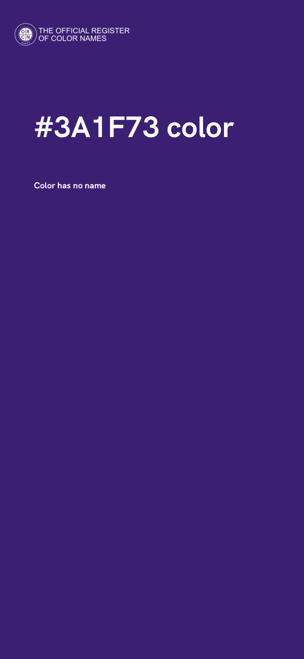 #3A1F73 color image