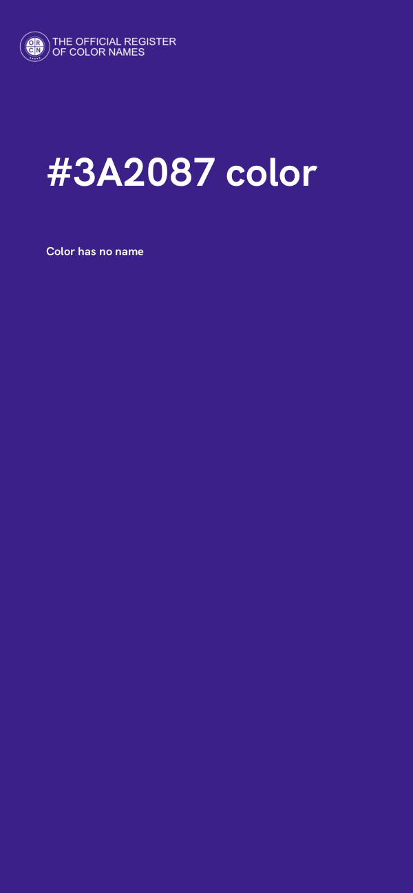#3A2087 color image
