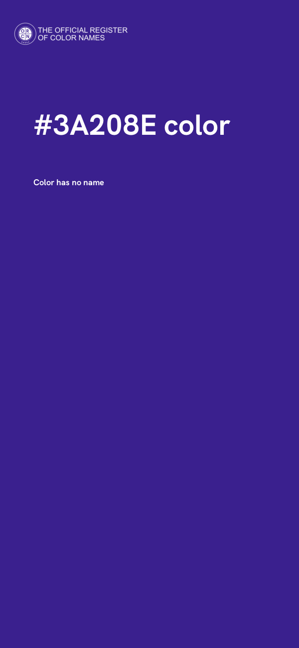 #3A208E color image