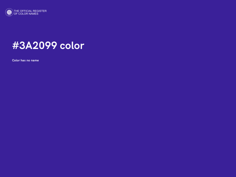 #3A2099 color image